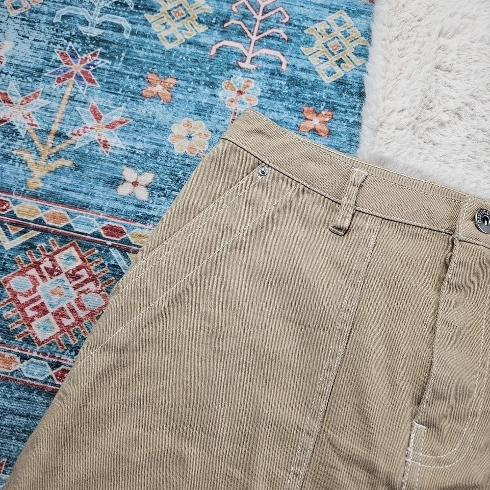 HM Divided Khaki Pocket Skirt US 8 - Picture 2 of 7